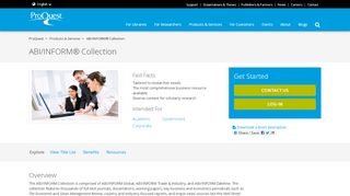 ABI / INFORM - ProQuest